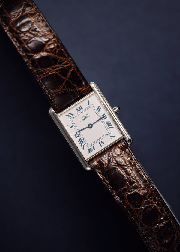 Cartier Must de Cartier Blue Roman Dial