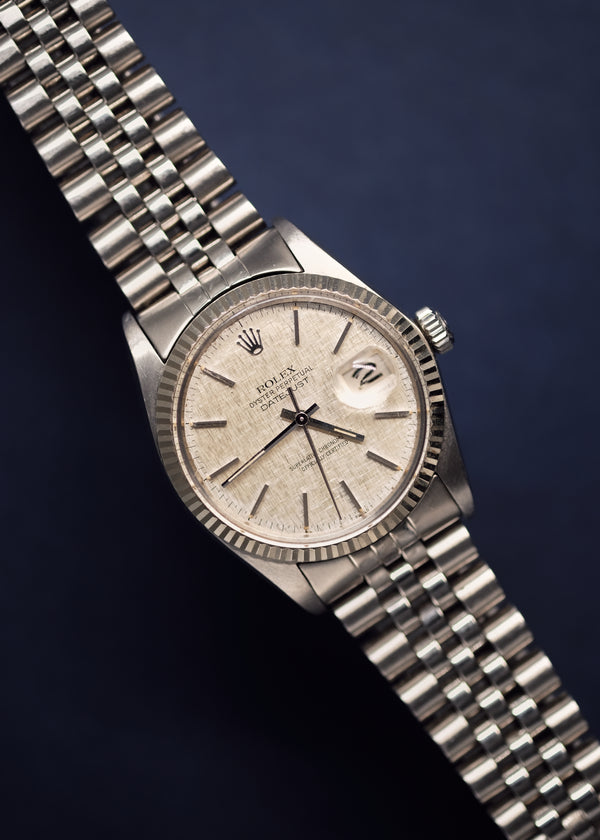 Rolex Datejust 16014 Linen Dial - 1981