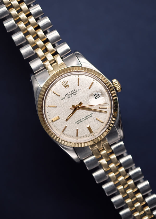 Rolex Datejust 1601 Linen Sigma Dial - 1973