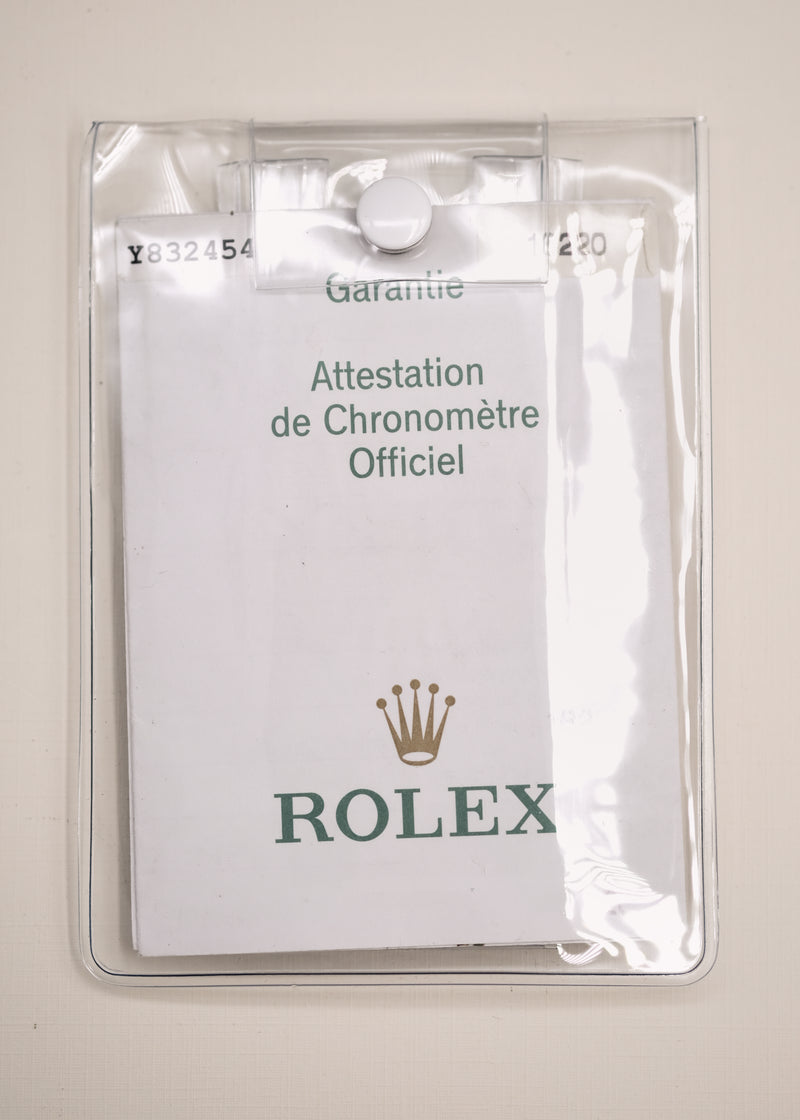 Rolex Datejust 16220 Black Roman Track Dial w/Papers - 2002