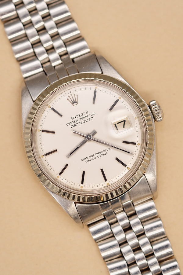 Rolex Datejust 1601 Flat White Dial - 1970