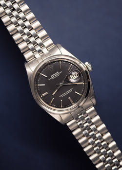 Rolex Datejust 1600 Black Matte Dial - 1969