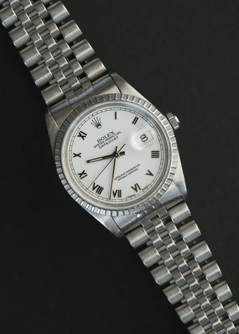 Rolex Datejust 16220 Roman Dial - 1991