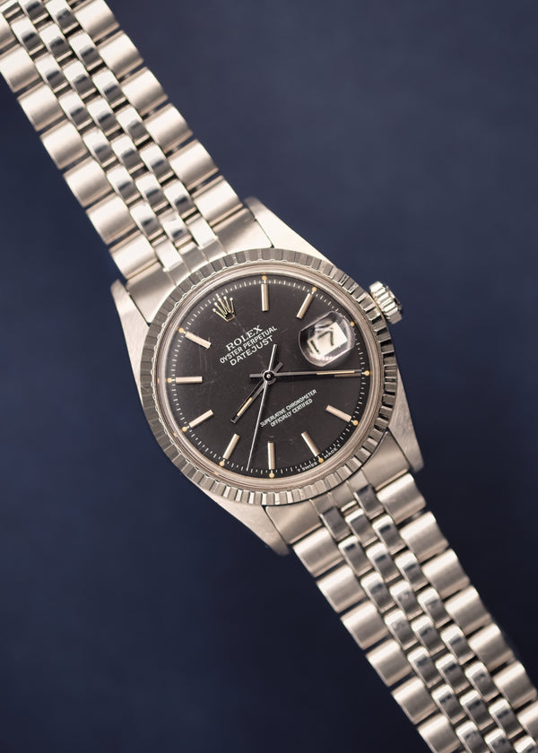 Rolex Datejust 1603 Matte Black Dial - 1971