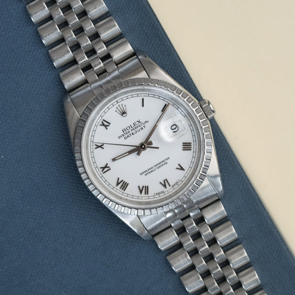 Rolex Datejust 16220 Roman Dial - 1991