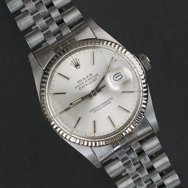 Rolex Datejust 16014 Light Cream Patina w/Papers - 1984