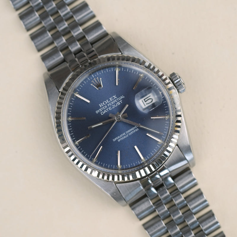 Rolex Datejust 16014 Blue dial - 1980