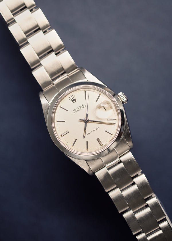 Rolex Precision 6694 Silver Linen Dial - 1968