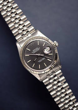 Rolex Datejust 1601 Matte Black Sigma Dial - 1975