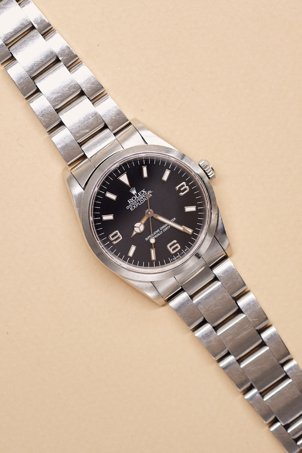 Rolex Explorer i 14270 Matte Cream Patina Dial - 1996 – 25 Dials