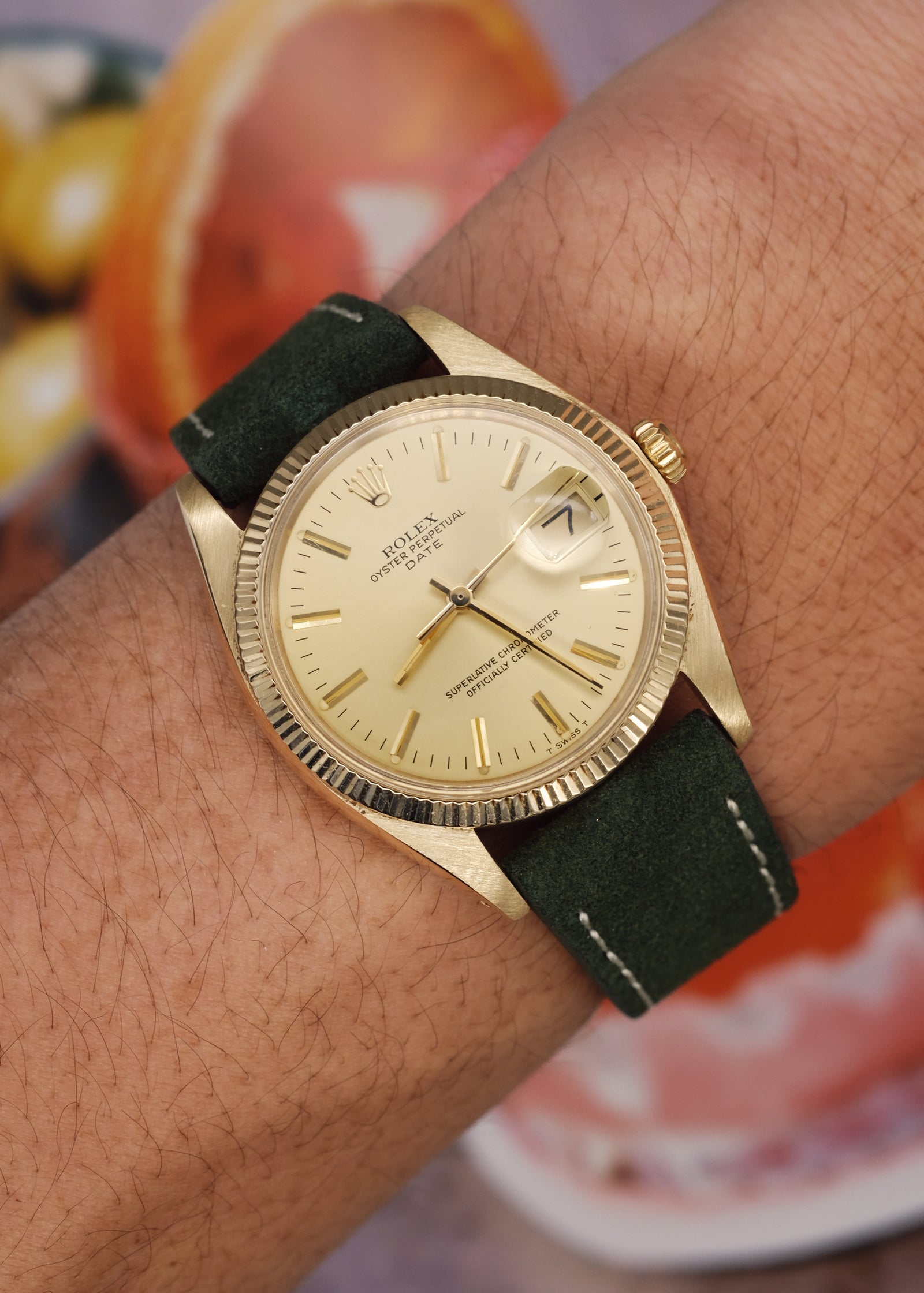 Rolex Oyster Perpetual Date 1503 Full Gold - 1979 – 25 Dials