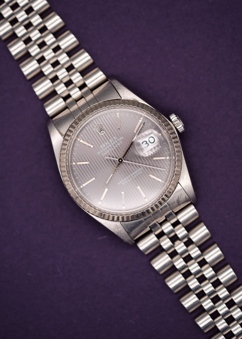 Rolex 16014 Grey Tapestry Dial - 1985