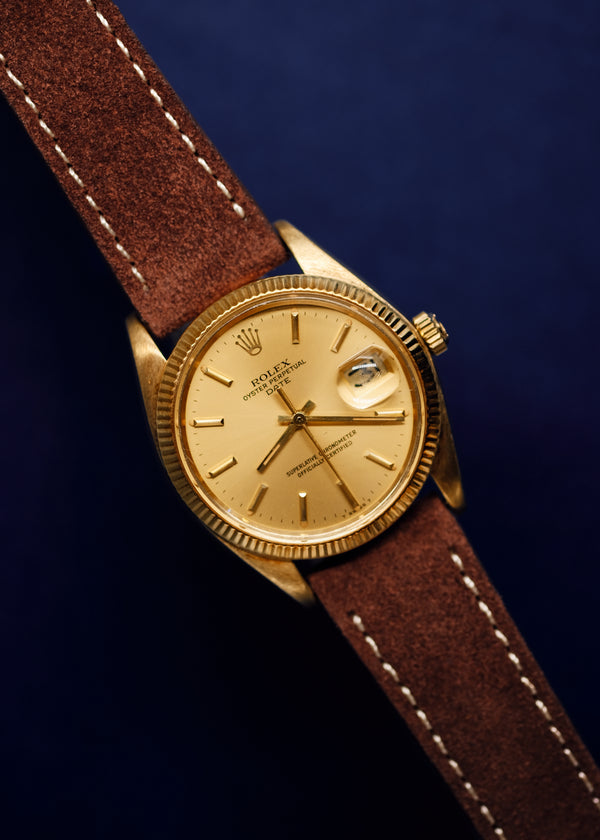 Rolex Oyster Perpetual Date 1503 14k Gold - 1976