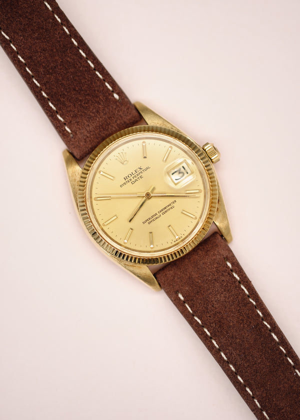 Rolex Oyster Perpetual Date 1503 14k Gold - 1976