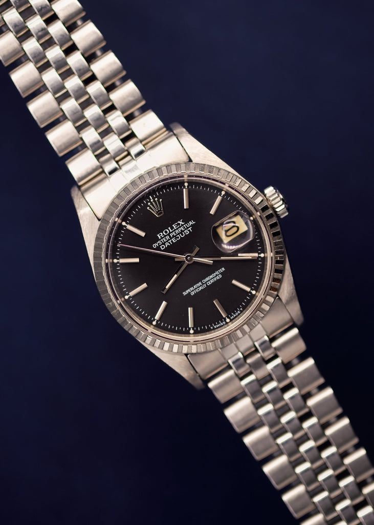 Rolex datejust matte black Clearance