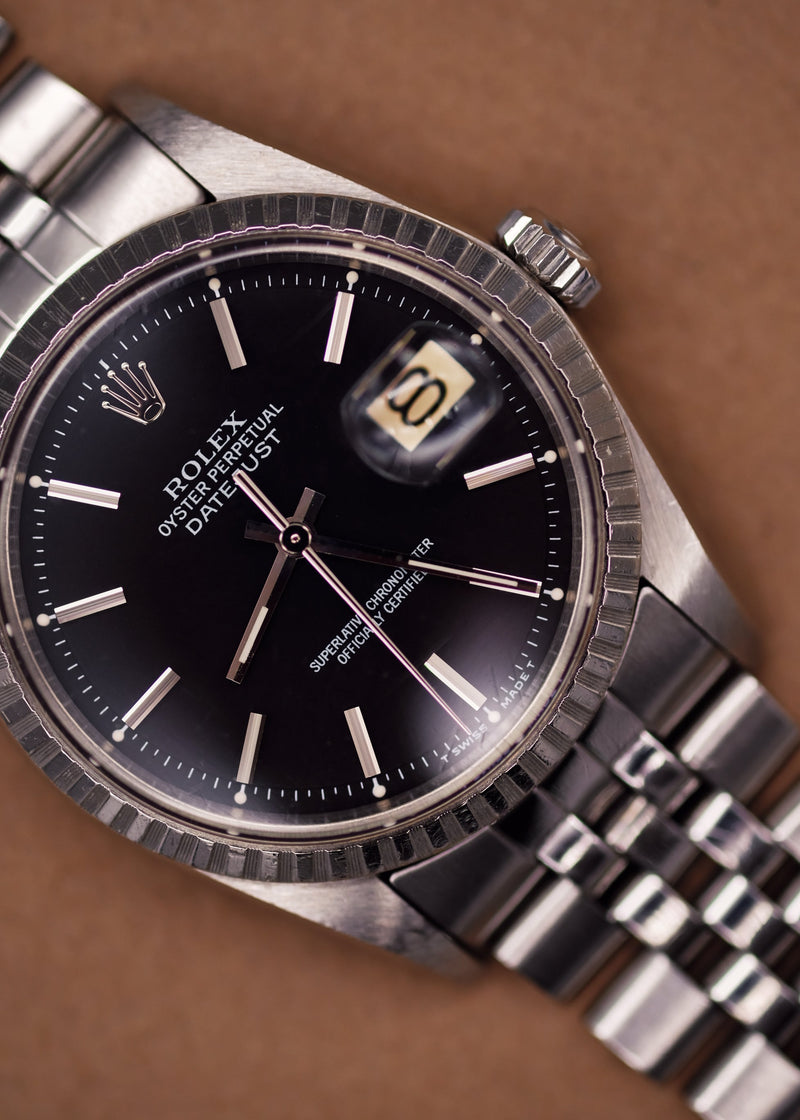 Rolex datejust matte black Clearance