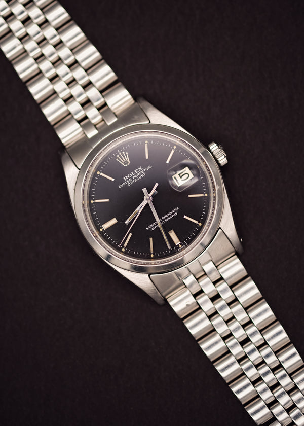 Rolex Datejust 1600 Matte Black Dial - 1960