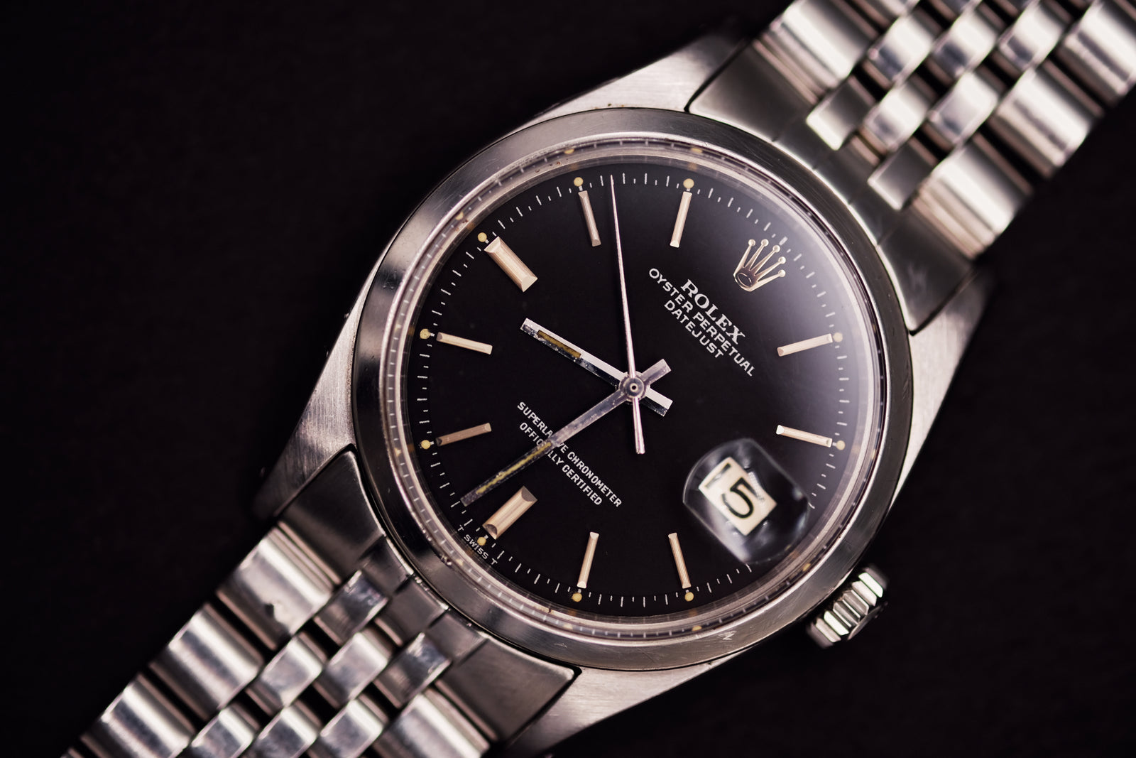 Rolex Datejust 1600 Matte Black Dial - 1960 – 25 Dials