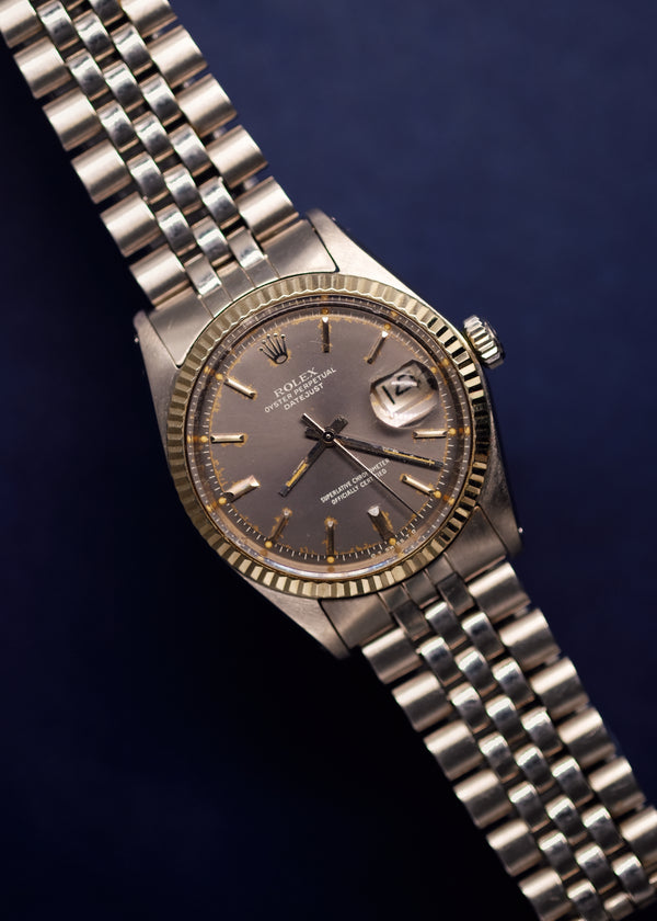 Rolex Datejust 1601 Grey Sigma Patina Dial - 1976