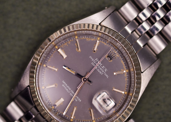 Rolex Datejust 1601 Grey Sigma Patina Dial - 1976