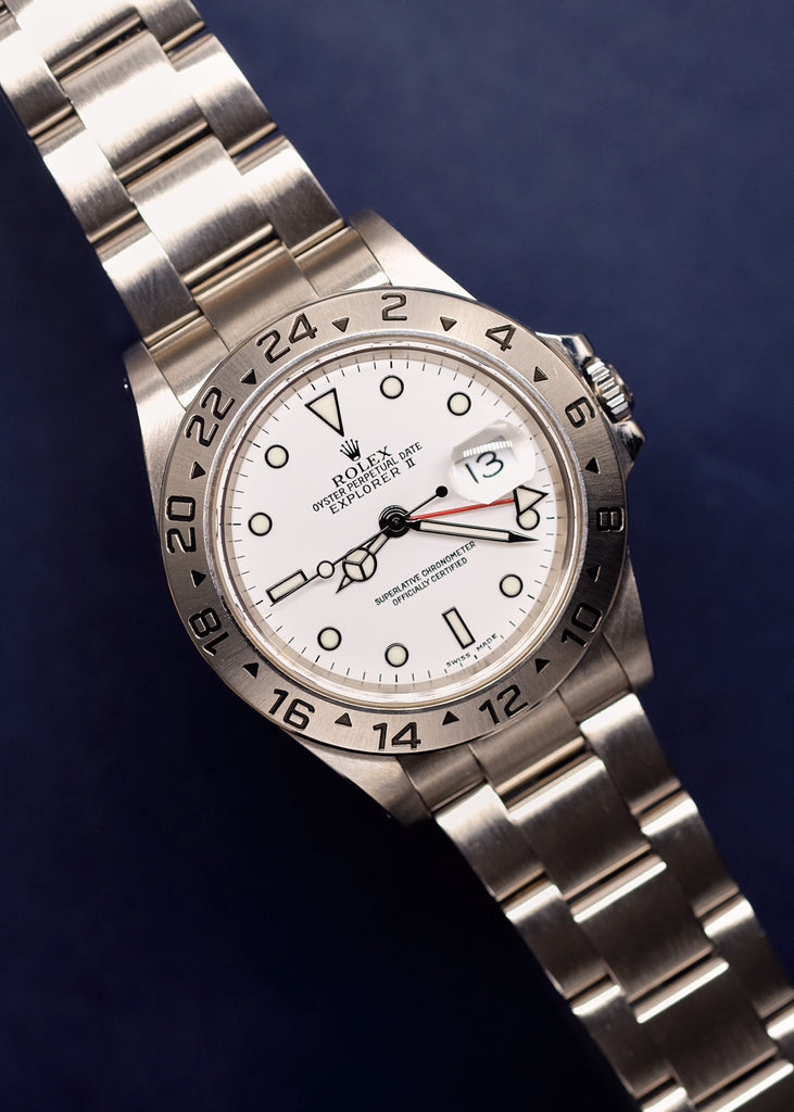 Rolex explorer discount ii 16570 polar