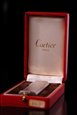 Vintage Cartier Silver Lighter w/Box