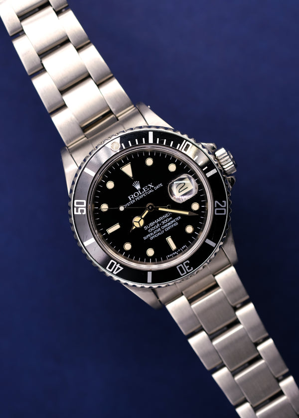 Rolex Submariner 16800 Cream Patina Dial - 1985