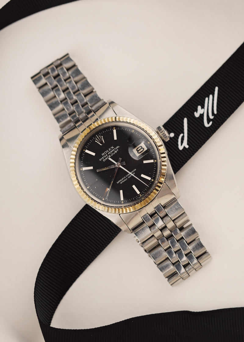 Rolex Datejust 1601 Black Matte Dial - 1972