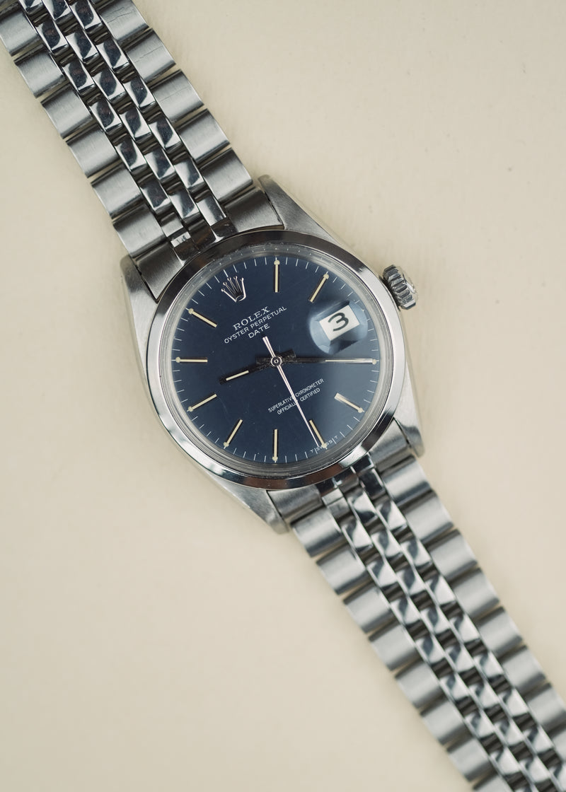 Rolex Oyster Date 1500 Blue Dial - 1967
