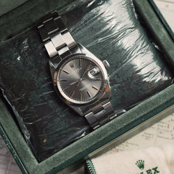 Rolex 1500 Grey Dial W/Box - 1970