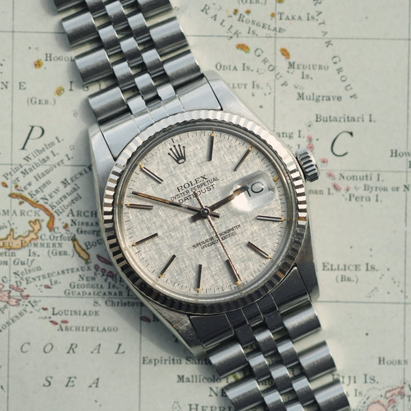 Rolex Datejust 16014 Linen dial - 1984