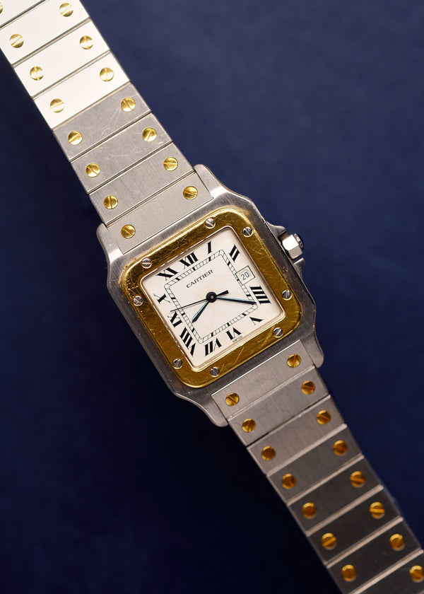 Cartier Santos Carrée Two-Tone Spider Dial - 1980's