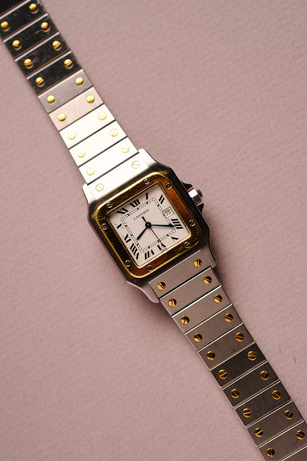 Cartier Santos Carrée Two-Tone Spider Dial - 1980's