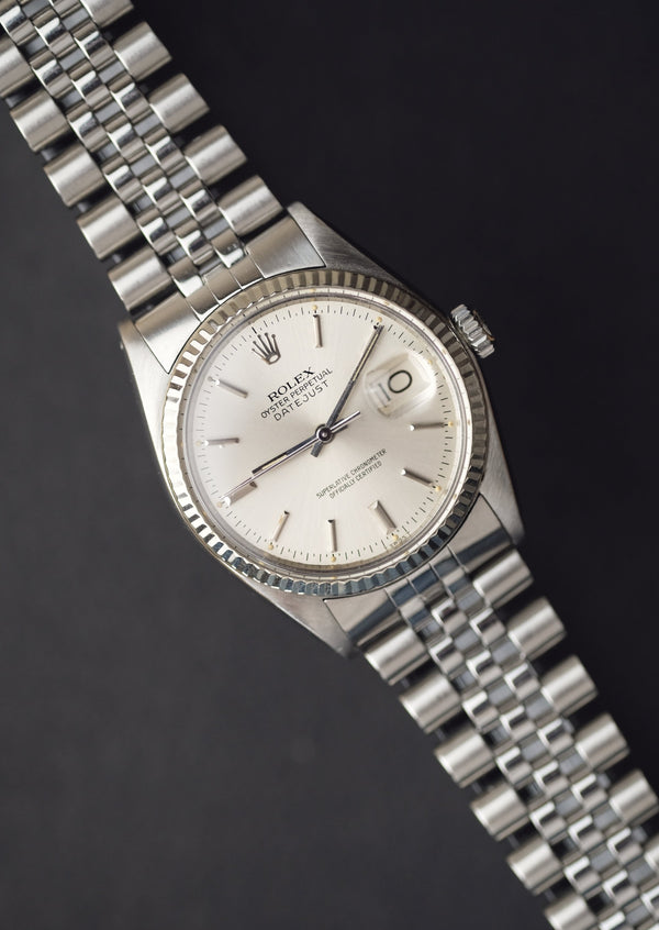 Rolex Datejust 16014 Doorstop Silver Dial w/Papers - 1978