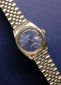 Rolex Datejust 1601 Blue Sigma Dial - 1973