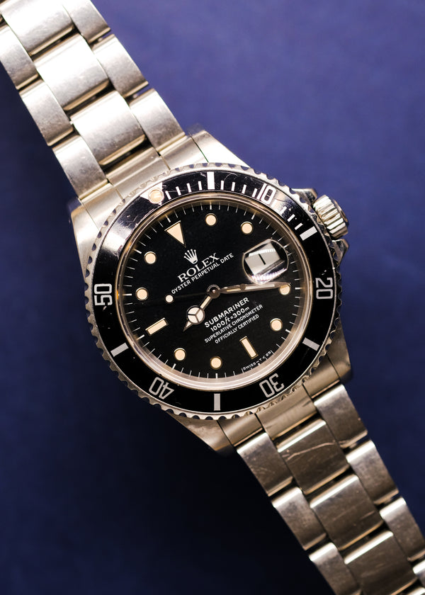 Rolex Submariner 168000 Spider Dial w/Cream patina - 1987