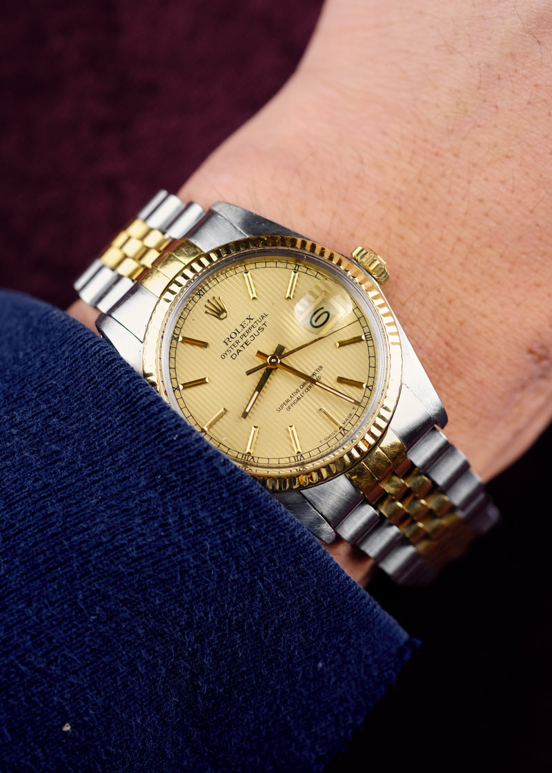 Rolex Datejust 16013 Tapestry Dial - 1984