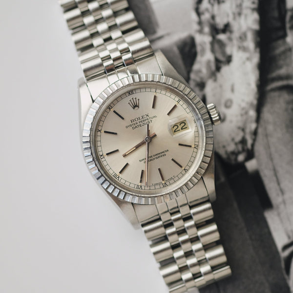 Rolex Datejust 16030 Silver Roman Dial - 1984