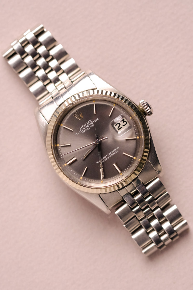 Rolex Datejust 1601 Grey Sigma 'Lavender' Dial - 1973