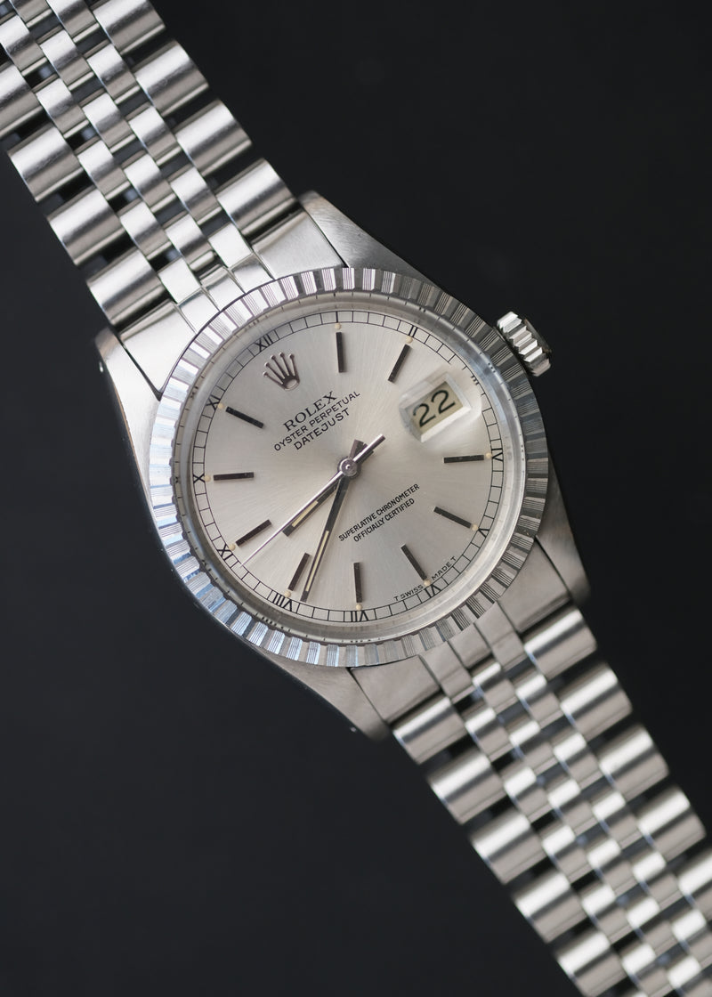 Rolex Datejust 16030 Silver Roman Dial - 1984
