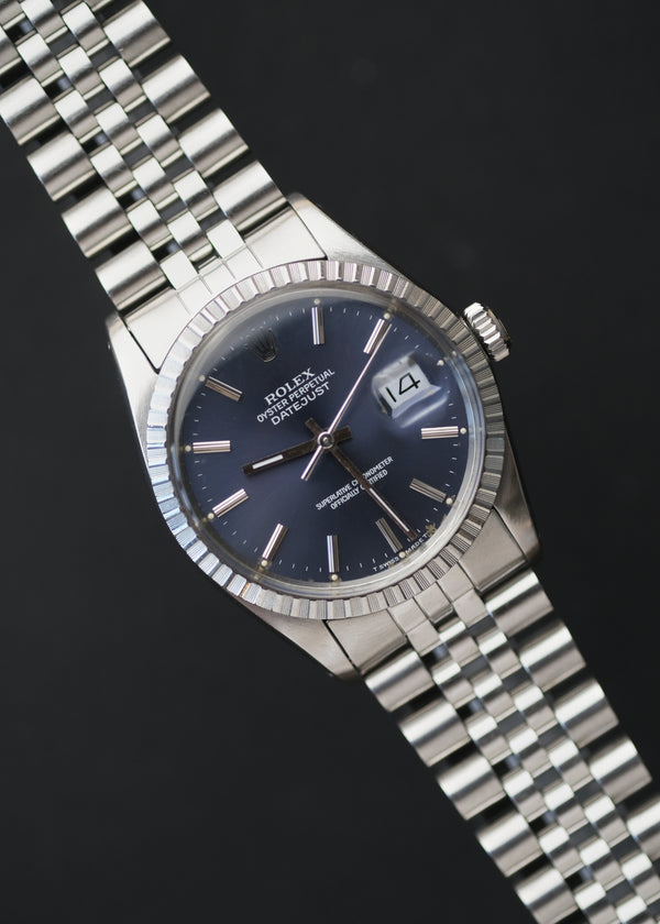 Rolex Datejust 16030 Blue Dial - 1987