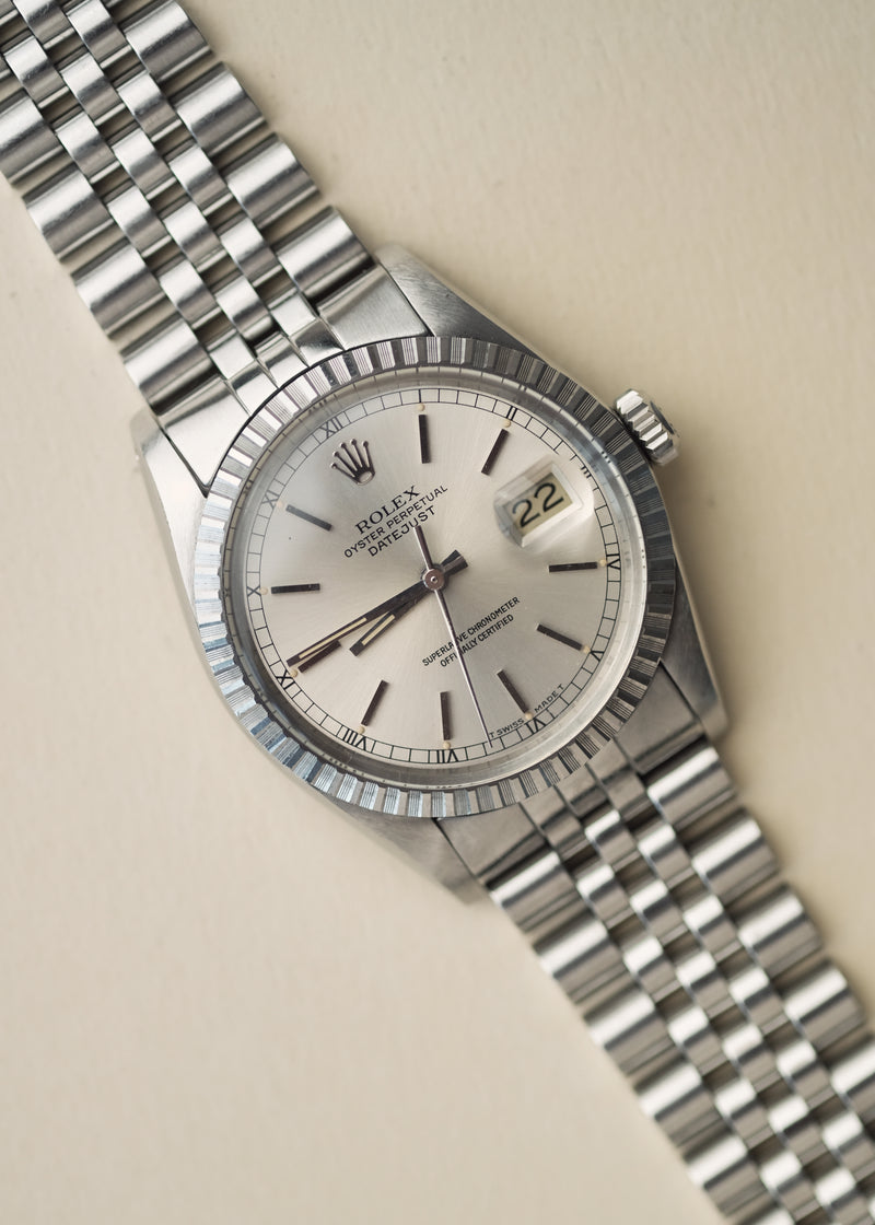 Rolex Datejust 16030 Silver Roman Dial - 1984