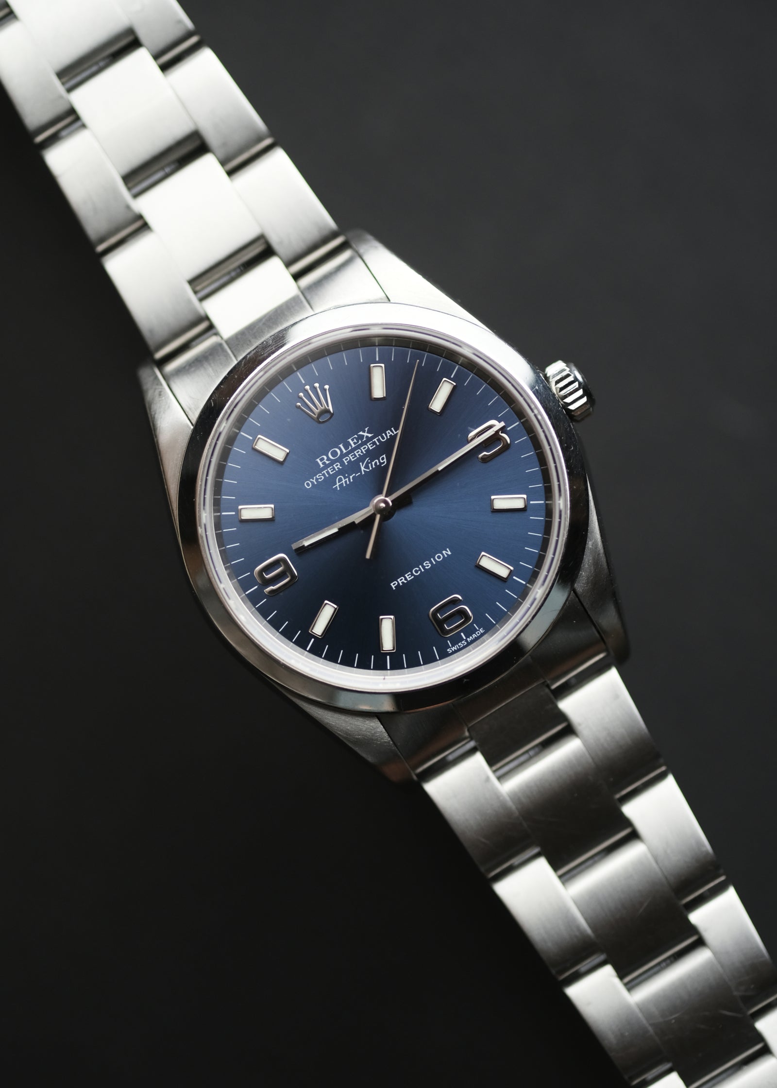 Rolex Air King 14000 Blue Dial w/Box - 1999 – 25 Dials