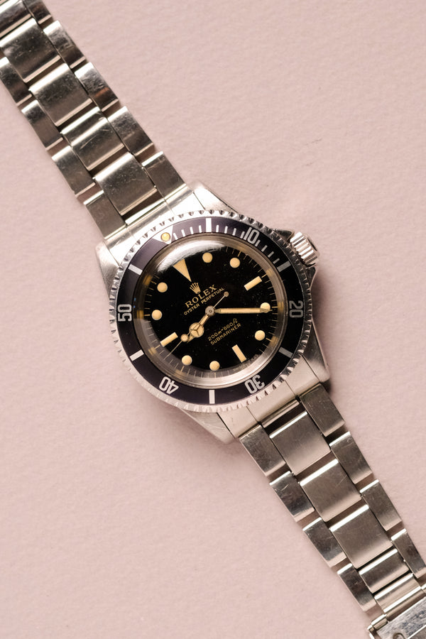 Rolex Submariner 5513 Gilt Tropical Speckled Dial - 1966