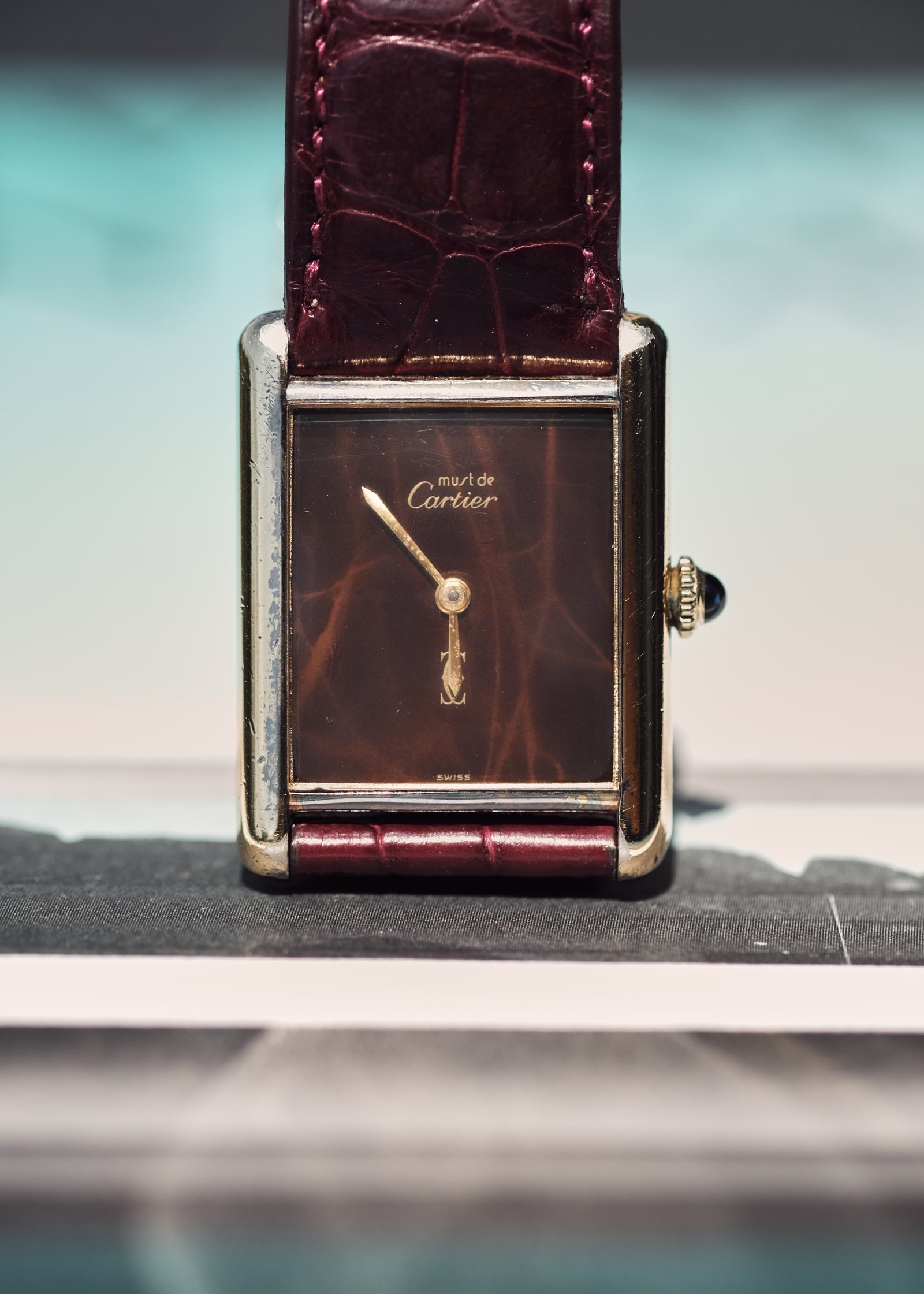 Must de Cartier Vermeil Wood Grain - Gold Plated – 25 Dials