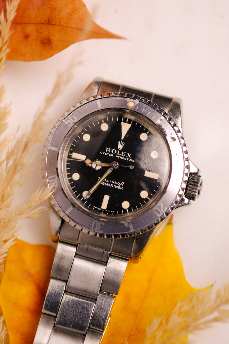 Rolex Submariner 5513 Matte Meters First Dial 'Battle Scarred' - 1969