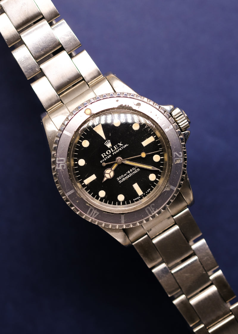 Rolex Submariner 5513 Matte Meters First Dial 'Battle Scarred' - 1969