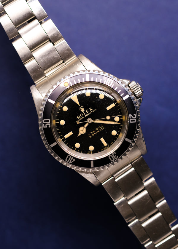 Rolex Submariner 5513 Gilt Tropical Speckled Dial - 1966