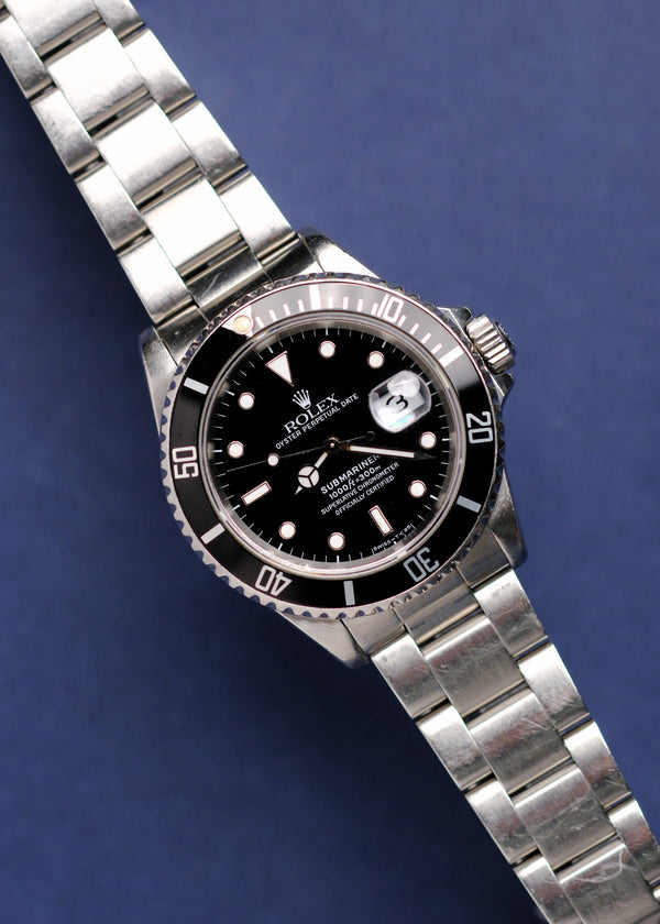 Rolex Submariner 16610 Light Cream Patina - 1990