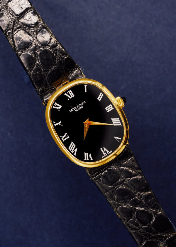 Patek Philippe Ellipse Onyx Dial 18K - 1990's